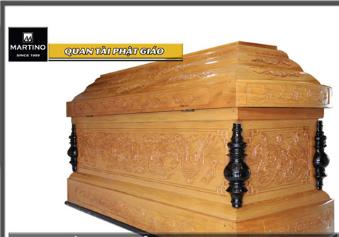 Gói an táng quan tài gỗ trai